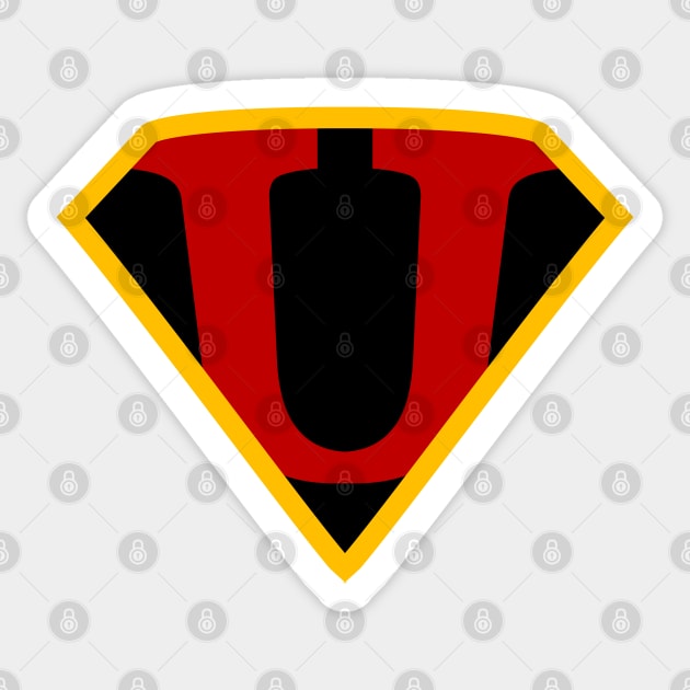 Ultraman logo Sticker by Markaneu